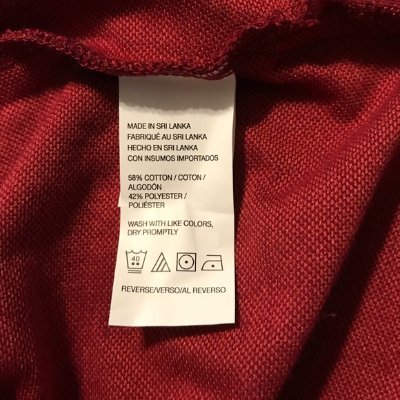 🇺🇸ALS🇺🇸 NWT XXL Red Van Heusen Polo Shirt - Picture 10 of 13